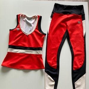 Unbridled Elizabeth Top and Wilma high waisted leggings